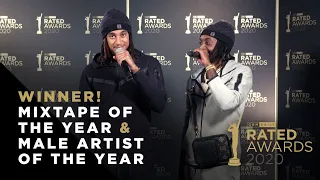 Male of the Year & Mixtape of the Year - D-Block Europe Winner Speech | Rated Awards 2020