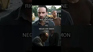 Rick and Shane vs Negan and Simon | Battle