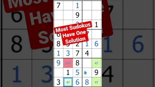 How To Solve Sudoku Unique Rectangles 🧰 Sudoku Shorts 64 #Play #sudokupuzzles #shorts