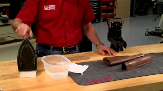 Steaming the Dents of a Remington Model 11 Shotgun Stock  | Remington Model 11 Shotgun Project