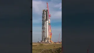 spaceX starship prototype stacking in booster and unstacked Timelapse
