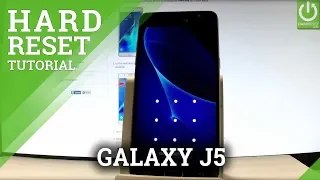 SAMSUNG Galaxy J5 (2016) HARD RESET / Bypass Pattern / Format