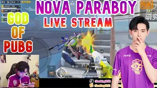 Nova Paraboy God of pubg mobile Live stream Of 2021-11-25#novaparaboy world best pubg player