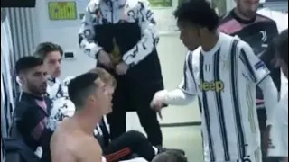 Ronaldo vs Cuadrado Heated Argument during UCL match Juventus vs Porto