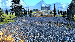 10,000 Soul Tyrants Lay Siege to 25000 Knights Alliance Castle Ultimate Epic Battle Simulator