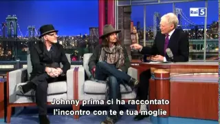 Bill Carter and The Blame feat. Johnny Depp @ David Letterman Show 21/02/13 SUB ITA