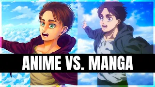 Attack on Titan Final Season Part 3: Anime vs. Manga