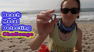 Beach Metal Detecting Challenge | Santa Monica Beach