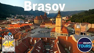 Brașov, Romania 🇷🇴 Discover Transilvania 🏙 - by drone [4K] aerial tour