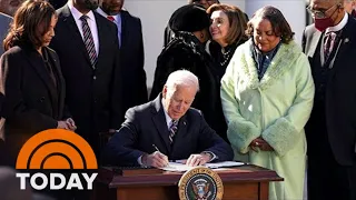 Biden Signs Emmett Till Bill Into Law, Making Lynching A Hate Crime