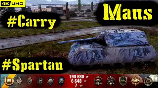 World of Tanks Maus Replay - 6 Kills 9.9K DMG(Patch 1.7.0)