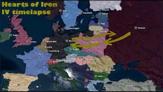 Hearts of Iron IV timelapse #6