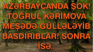 XƏBƏR BUCAĞI  - AZƏRBAYCANDA ŞOK! TOĞRUL KƏRİMOVA MEŞƏDƏ GÜLLƏLƏYİB BASDIRIBLAR!