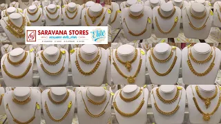 Saravana Stores Elite 2 Savaran Kasu,Mango & Mullai Necklace/ Kerala &Coimbatore Kasu Manga Necklace