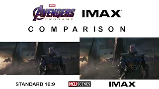 "Avengers Assemble" IMAX comparison