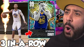 I Pulled Invincible Steph Curry and Multiple Invincible Pulls in the BEST Pack Opening of NBA 2K23