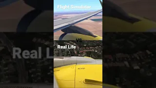 Flight simulator VS Real Life Short Final into West Palm Beach Florida