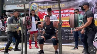 VENUZO DAWHUO Squat 240kg at 1st Open Powerlifting Competition Nagaland / ​⁠@Venuzodawhuo