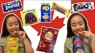 Americans Try Canadian Snacks for the First Time!