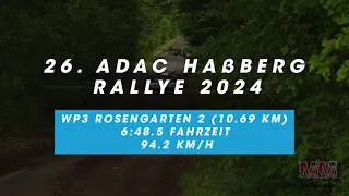 26. ADAC Haßberg Rallye Ebern 2024 🏁  | WP3 Rosengarten 2 | BMW E46 M3 | Onboard Scherer / Damm