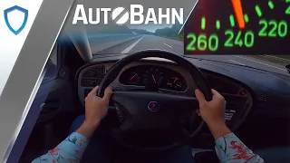 AutoBahn - Saab 9-5 Aero 2.3T (2005) - POV | 100-200 km/h | Vmax