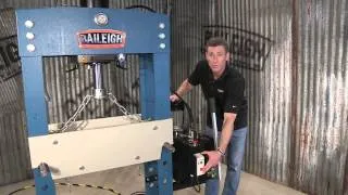 Baileigh Industrial HSP-66M Hydraulic 66 Ton H Frame Press Metal Bending Press Brake