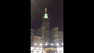 Lightning strikes MAKKAH clock tower