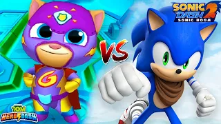 Sonic Dash 2 VS Talking Tom Hero Dash - Super Ginger - Gameplay - Android, iOS