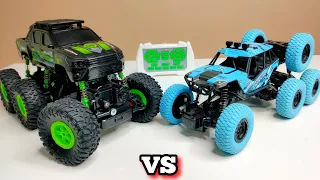 RC 6 Wheels Rock Crawler Vs RC 8 Wheels Rock Crawler Unboxing - Chatpat toy tv