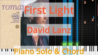 🎹First Light, Solo & Chord, David Lanz, Synthesia Piano