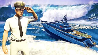قراند 5 : إلعب كأنك قبطان اليخث الكبير | GTA V Playing as a Yacht Captain
