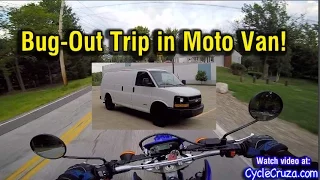 My First Bug Out Trip With Motorcycle Plans | MotoVlog