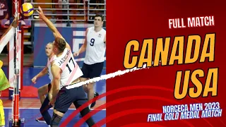 Canada - USA FINALS | Gold Medal Match NORCECA MEN 2023 Full Match