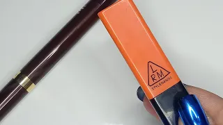 Orange 🧡 Slime|Slime colouring with makeup |Mixing makeup into clear Slime #asmr #satisfying #colors