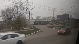 Выезд с автовокзала г. Новомосковск на автобусе 249 Новомосковск - Рязань