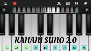 Kahani Suno 2.0 - Kaifi Khalil | Perfect Piano | Basic Piano