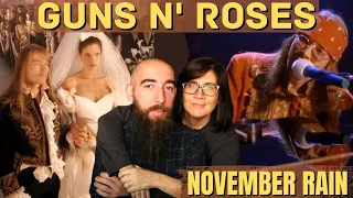 Guns N' Roses - November Rain (REACTION) with my wife
