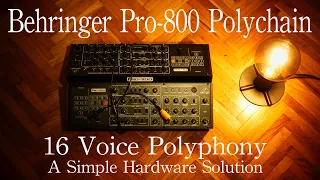 Behringer Pro-800 Polychain (16 Voice Polyphony - A Simple Hardware Solution)