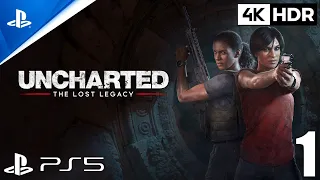 (PS5) Uncharted: The Lost Legacy | Gameplay Walkthrough Part - 1 | THE INSURGENCY [4k 60FPS HDR]