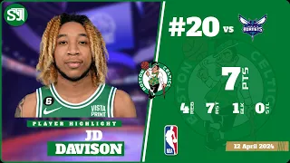 JD DAVISON 7 PTS, 4 REB, 7 AST, 1 BLK, 0 STL vs CHA | 2023-2024 BOS | Player Full Highlights