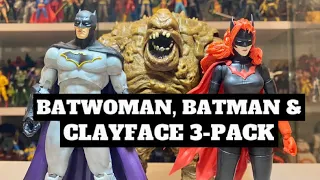 DC Multiverse Batman Batwoman & Clayface (DC Rebirth) 3 Pack Review | McFarlane Toys