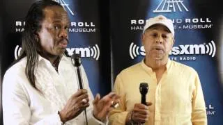 Verdine White and Ralph Johnson of Earth, Wind & Fire