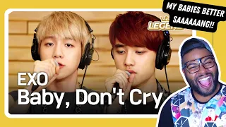 SINGER REACTS to EXO 엑소 ‘Baby, Don’t Cry’ Live | REACTION