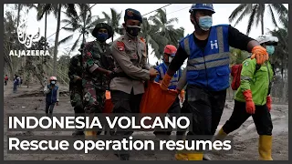 Poor weather hinders search and rescue at Indonesian volcano