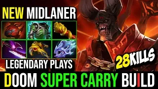 Epic WTF Mid DOOM With Legendary Items Build SUPER CARRY 7Slots 27KIlls By Ceb | Dota 2 Highlights