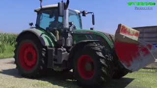 Fendt 828 S4 &Fendt 724 + Silage Showel |Work In A Silage Trench| Az.Agr.Comazzi&Pigatto-Pistocchini