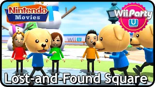 Wii Party U - Lost-and-Found Square (4 Players, Rik, Myrte, Thessy and Leon)