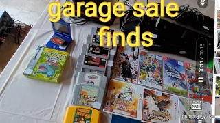 video game hunting at yard sales and garage sale pokemon