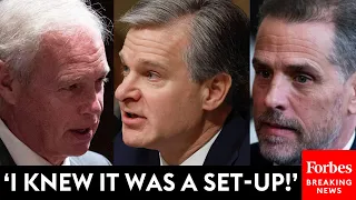 NEW: Ron Johnson Confronts FBI Director For Targeting Him With 'Set-Up' Over Hunter Biden Concerns