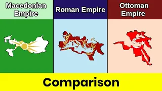 Macedonian Empire vs Roman Empire vs Ottoman Empire | Empire Comparison | Data Duck 2.o